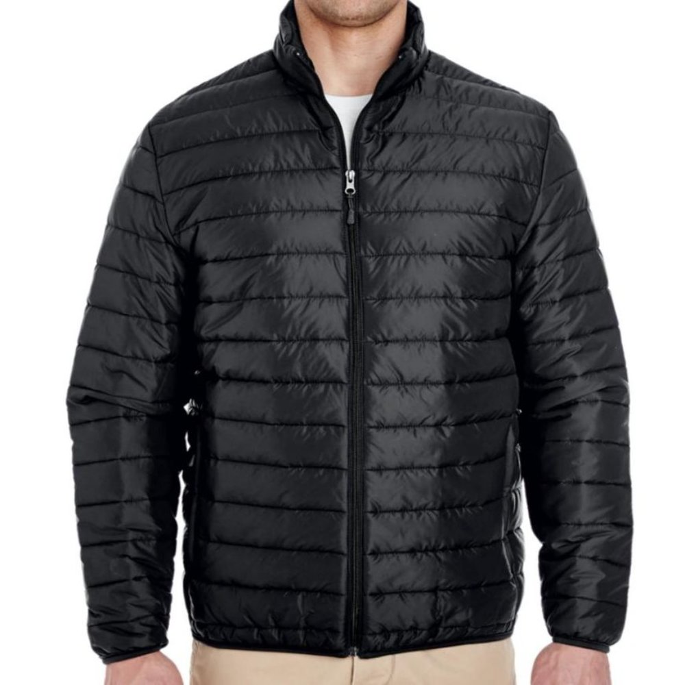 Adult Unisex Quilted Puffy Jacket Black *New w/tags*